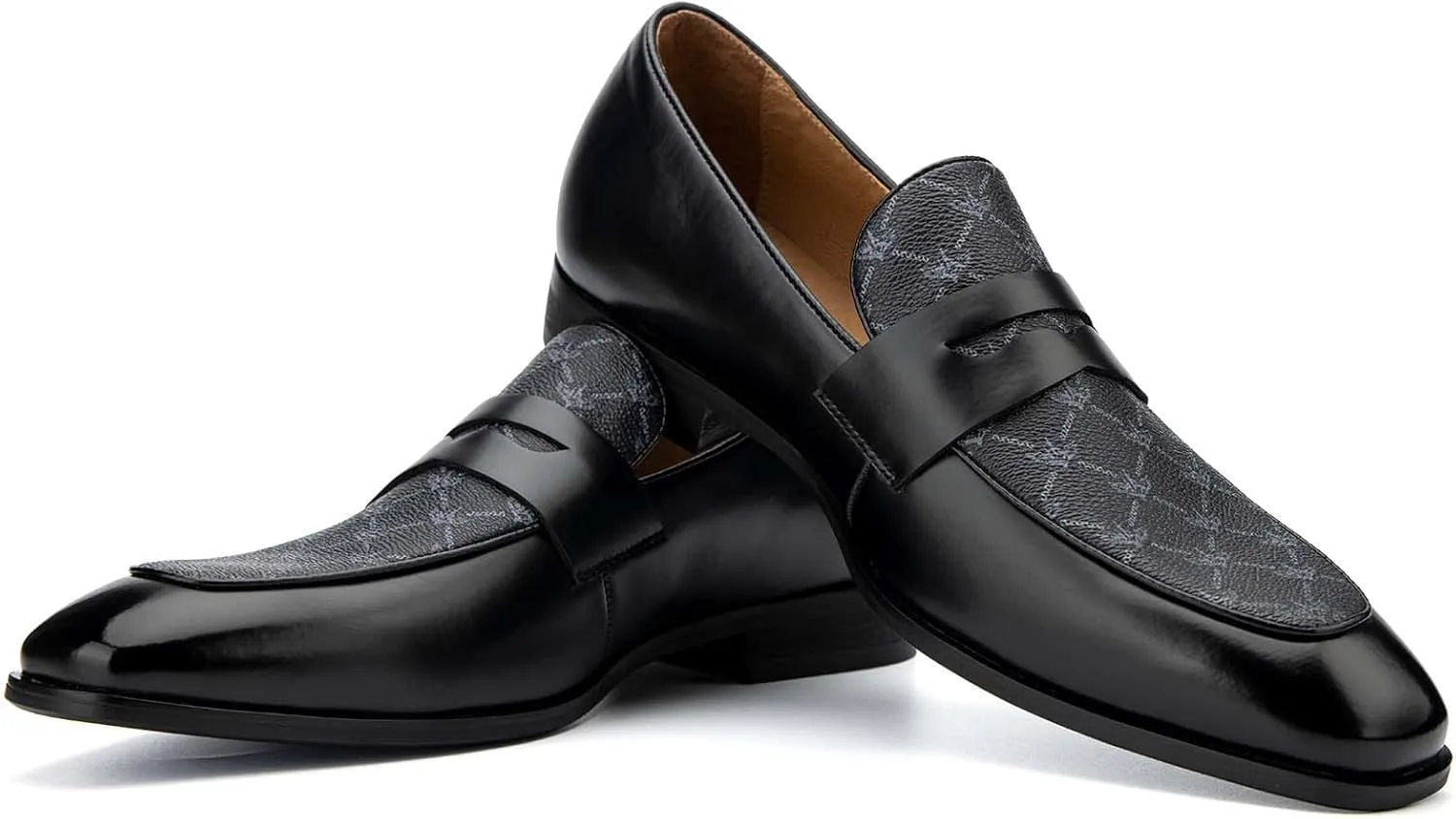 JITAI Mens Loafers Shoes Slip On Driving Shoes Casual Dress Loafer Business Fashion Shoes