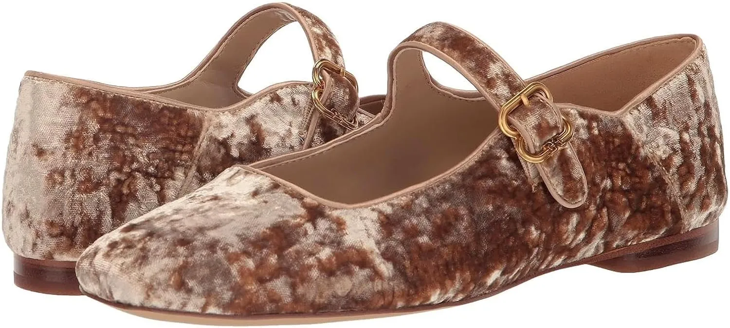 JORISTIMO Women's Elegant Strappy Ballet Flats Elaborate 2024 New Single Shoes Square Toe Minimalist Ankle Strap Basical Classical Escarpin