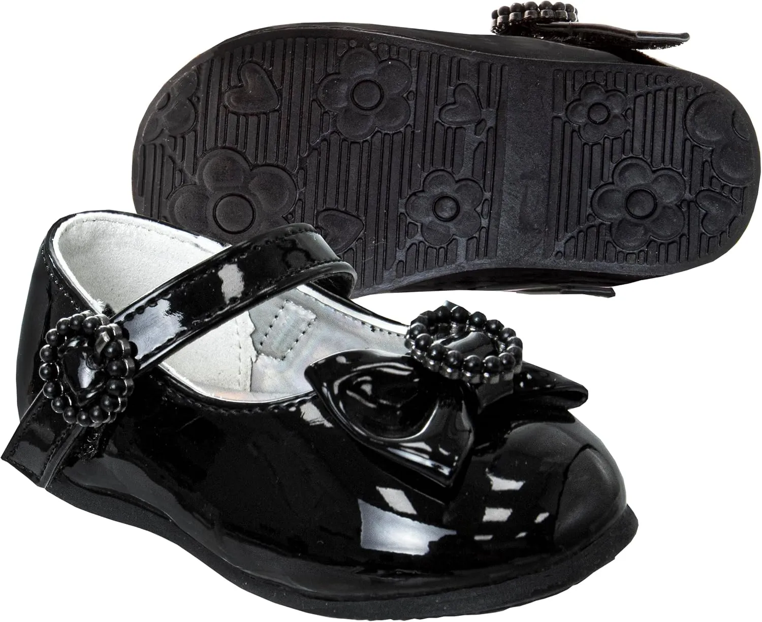Josmo Baby-Girl's Infants Toddlers Dress Shoes Mary Jane Flats