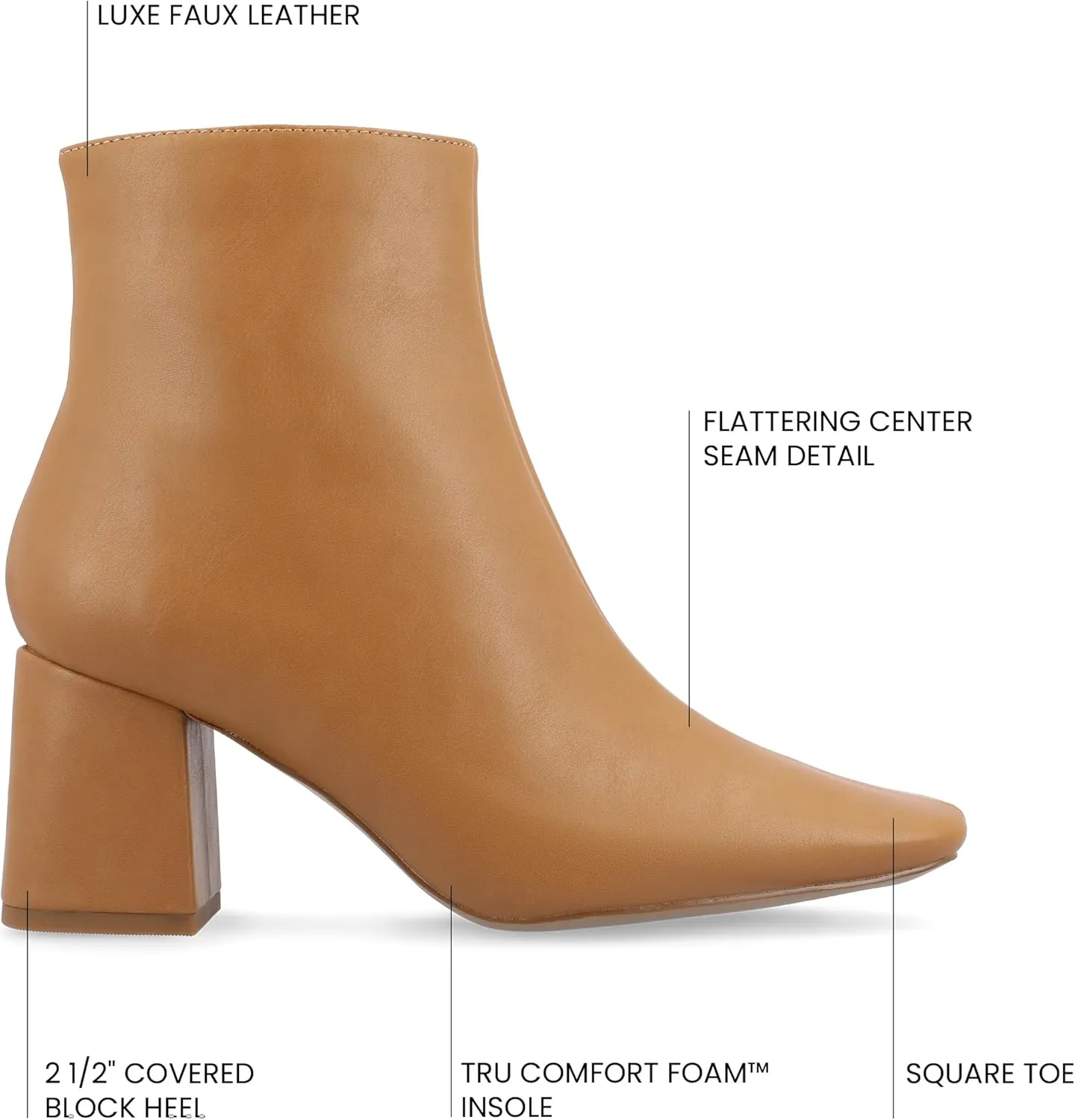 Journee Collection Women's Haylinn Ankle Boot