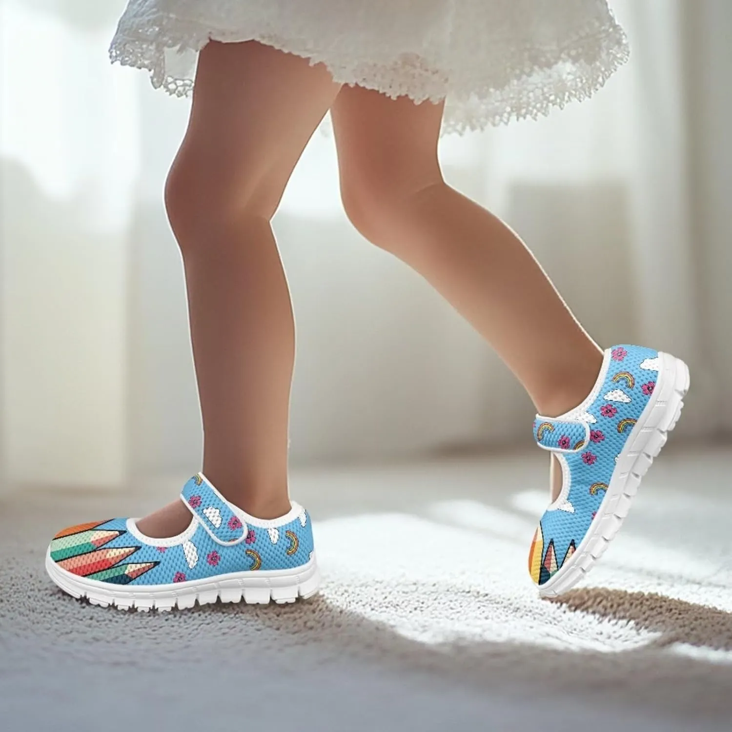 JoyLamoria Floral Ladybug Toddler Mary Jane Shoes - Little Girl Elegant Ballet Flats Perfect for Parties & School Events Fashion Ladybug Dress Shoes