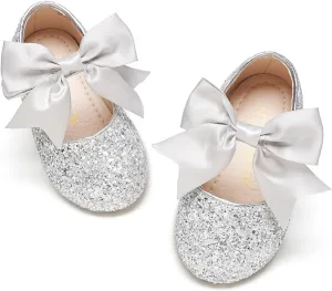 Kiderence Little Toddler Girls Dress Shoes Ballerina Ballet Flats Kids Mary Janes