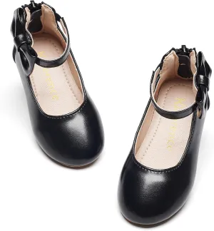 Kiderence Little Toddler Girls Dress Shoes Ballerina Ballet Flats Kids Mary Janes