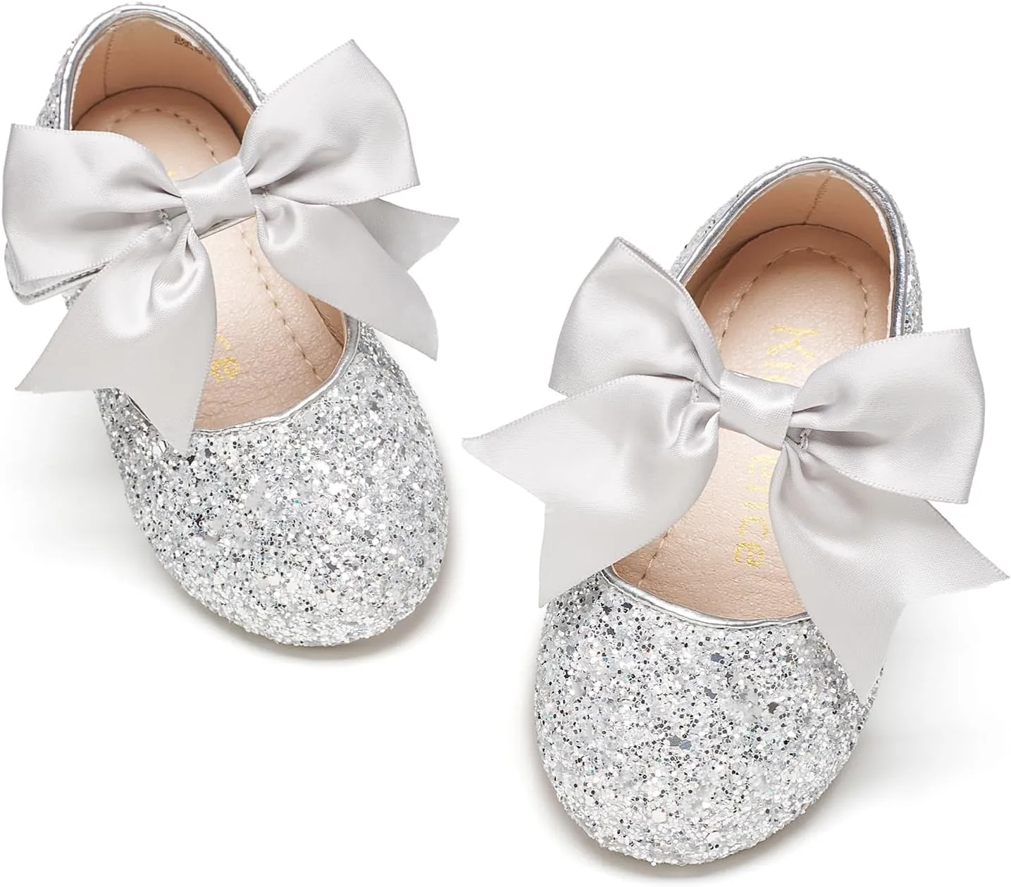 Kiderence Little Toddler Girls Dress Shoes Ballerina Ballet Flats Kids Mary Janes