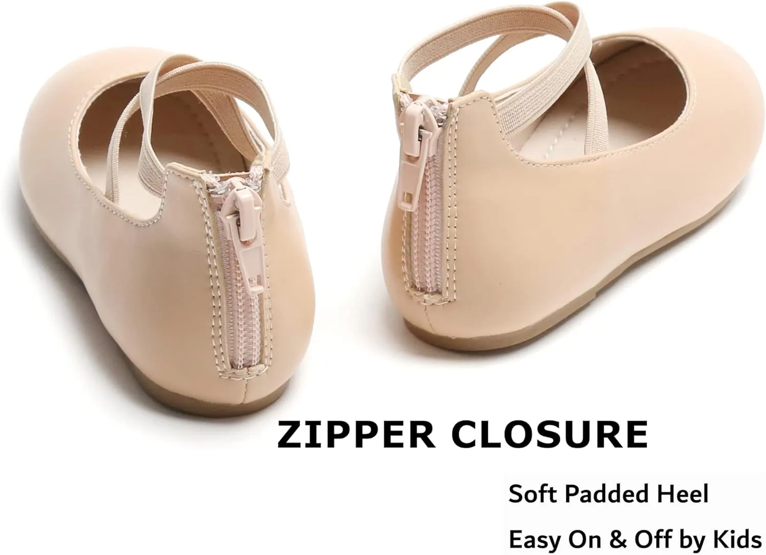 Kiderence Little Toddler Girls Dress Shoes Ballerina Ballet Flats Kids Mary Janes