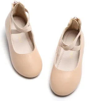 Kiderence Little Toddler Girls Dress Shoes Ballerina Ballet Flats Kids Mary Janes
