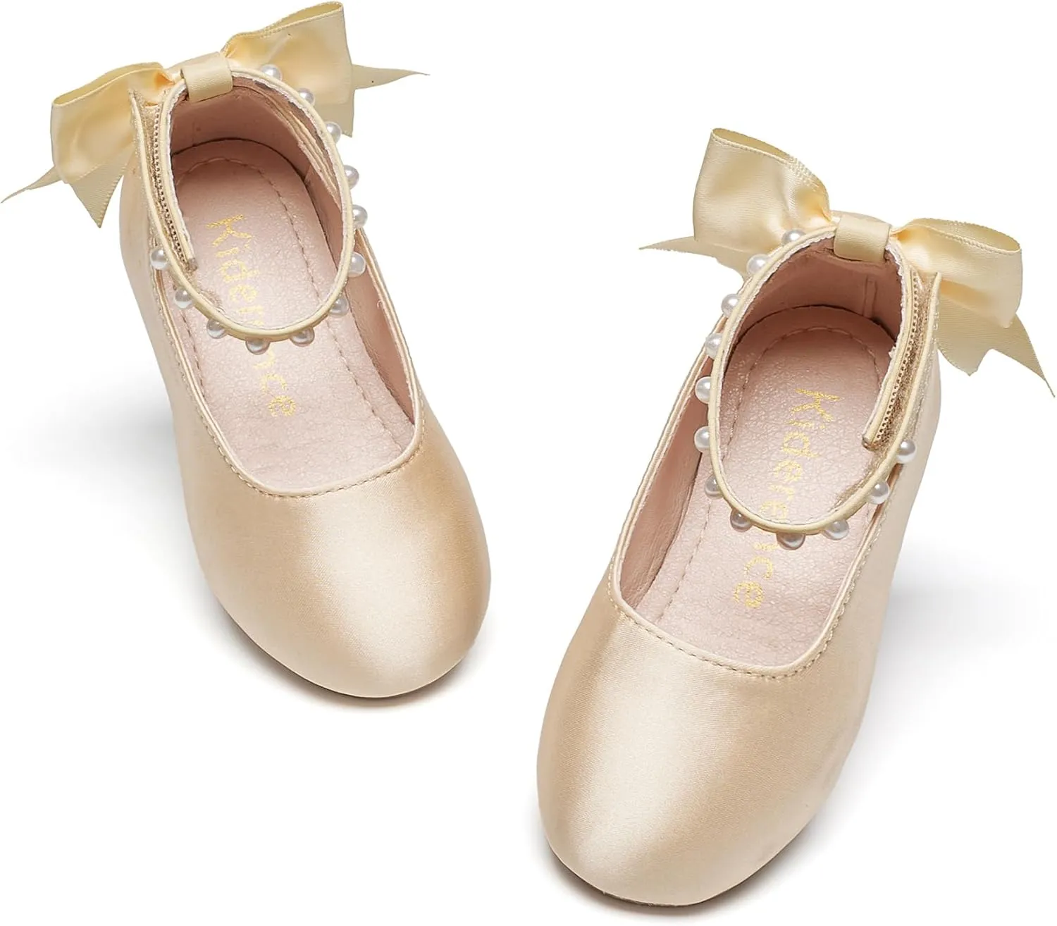 Kiderence Little Toddler Girls Dress Shoes Ballerina Ballet Flats Kids Mary Janes
