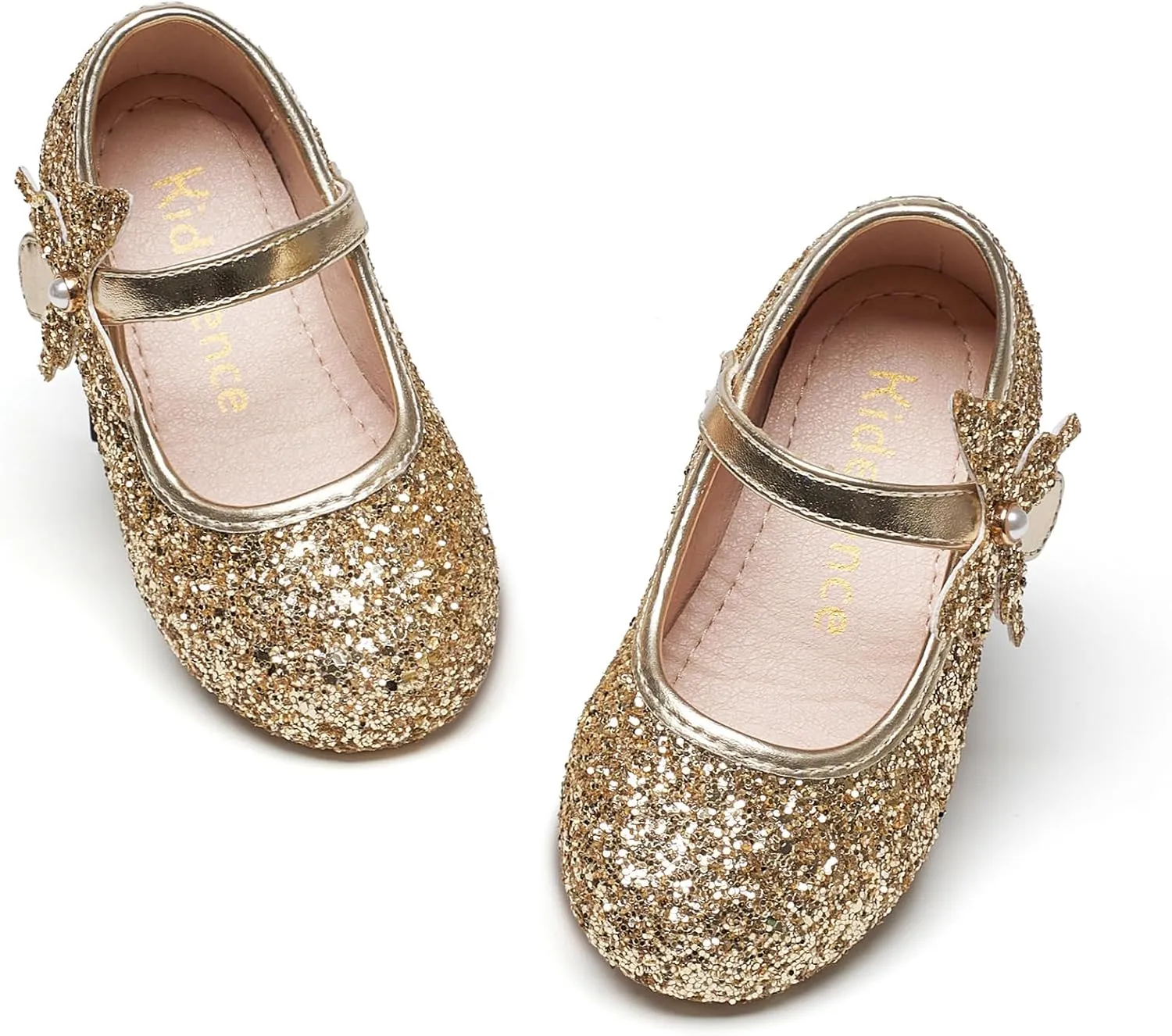 Kiderence Little Toddler Girls Dress Shoes Ballerina Ballet Flats Kids Mary Janes