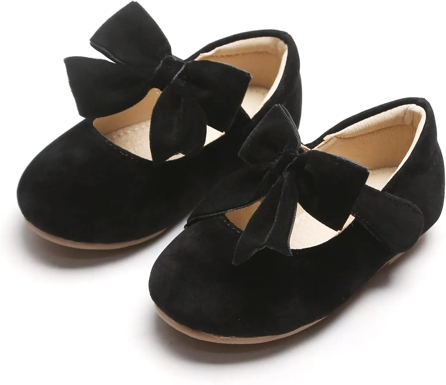 Kiderence Little Toddler Girls Dress Shoes Ballerina Ballet Flats Kids Mary Janes