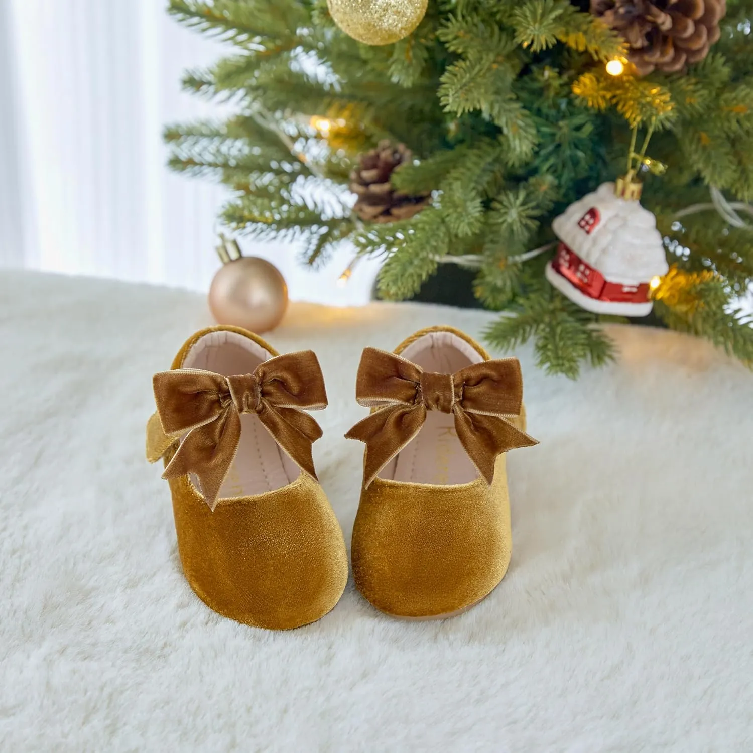 Kiderence Little Toddler Girls Dress Shoes Ballerina Ballet Flats Kids Mary Janes