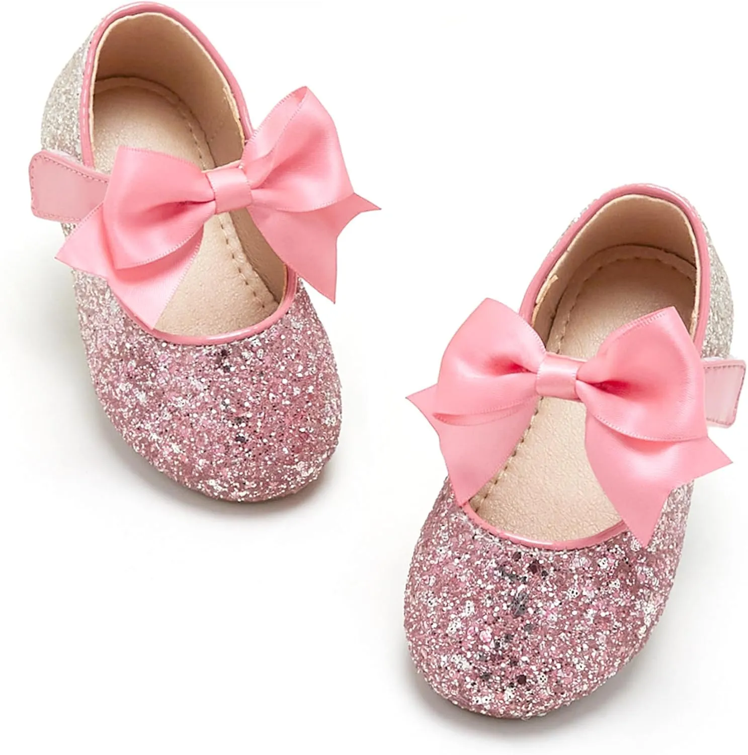 Kiderence Little Toddler Girls Dress Shoes Ballerina Ballet Flats Kids Mary Janes