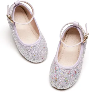 Kiderence Toddler Girls Dress Shoes Little Kids Mary Janes Ballet Flats Toddler