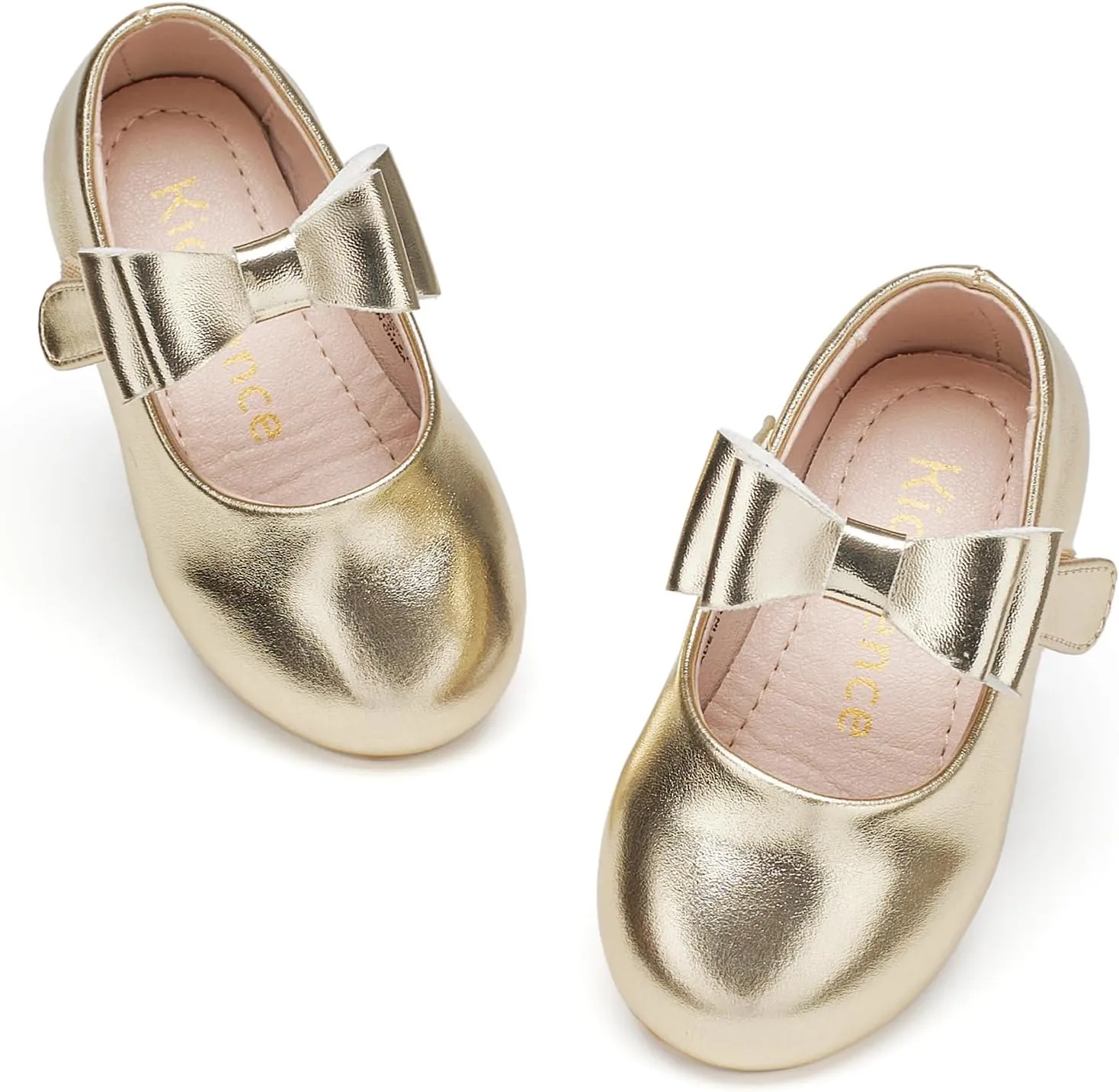 Kiderence Toddler Girls Dress Shoes Little Kids Mary Janes Ballet Flats Toddler