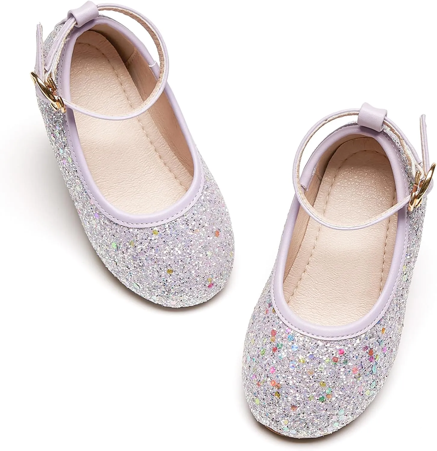 Kiderence Toddler Girls Dress Shoes Little Kids Mary Janes Ballet Flats Toddler