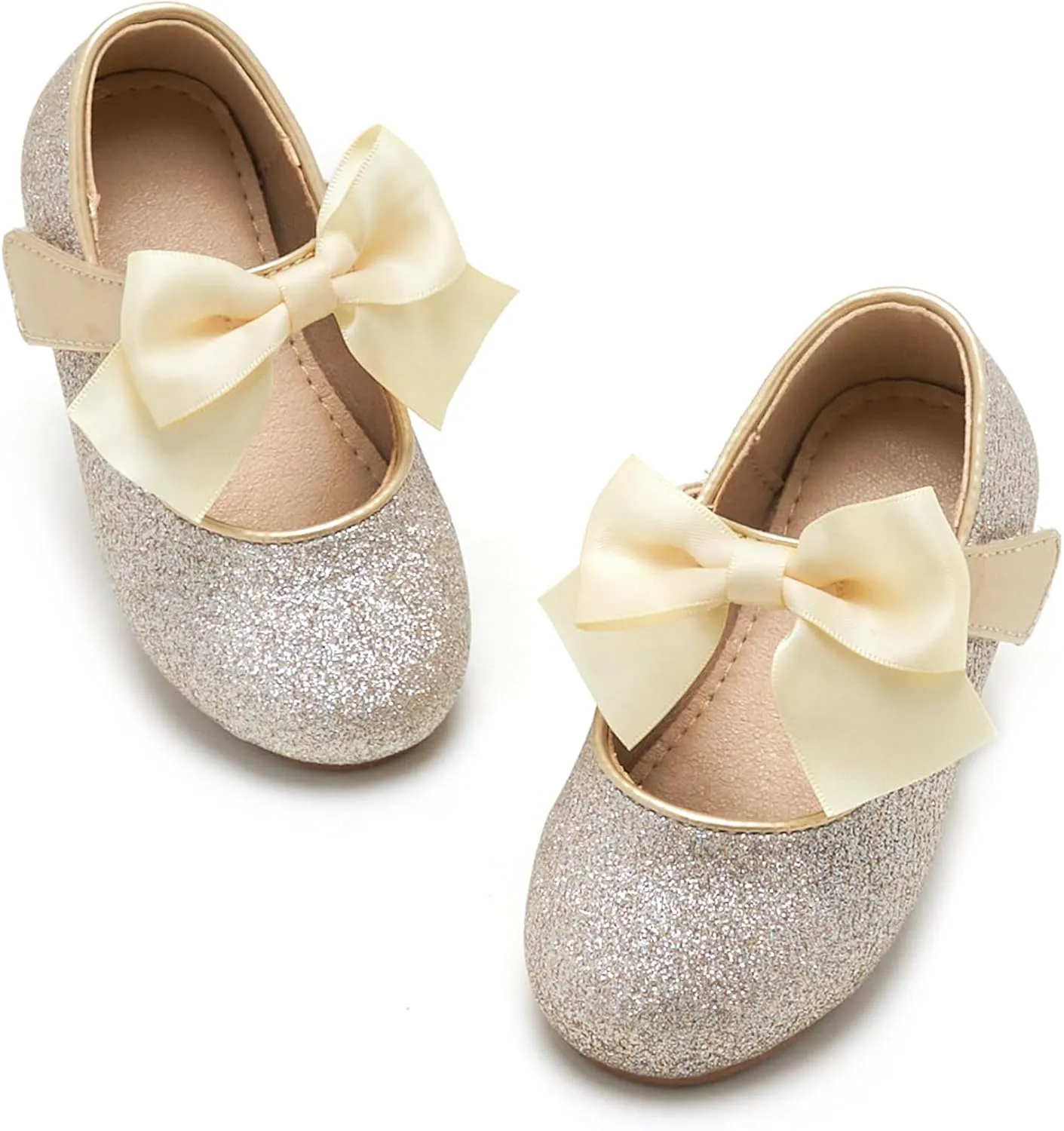 Kiderence Toddler Girls Dress Shoes Little Kids Mary Janes Ballet Flats Toddler