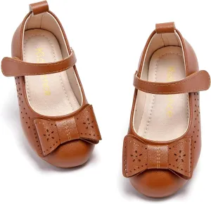Kiderence Toddler Girls Dress Shoes Little Kids Mary Janes Ballet Flats Toddler