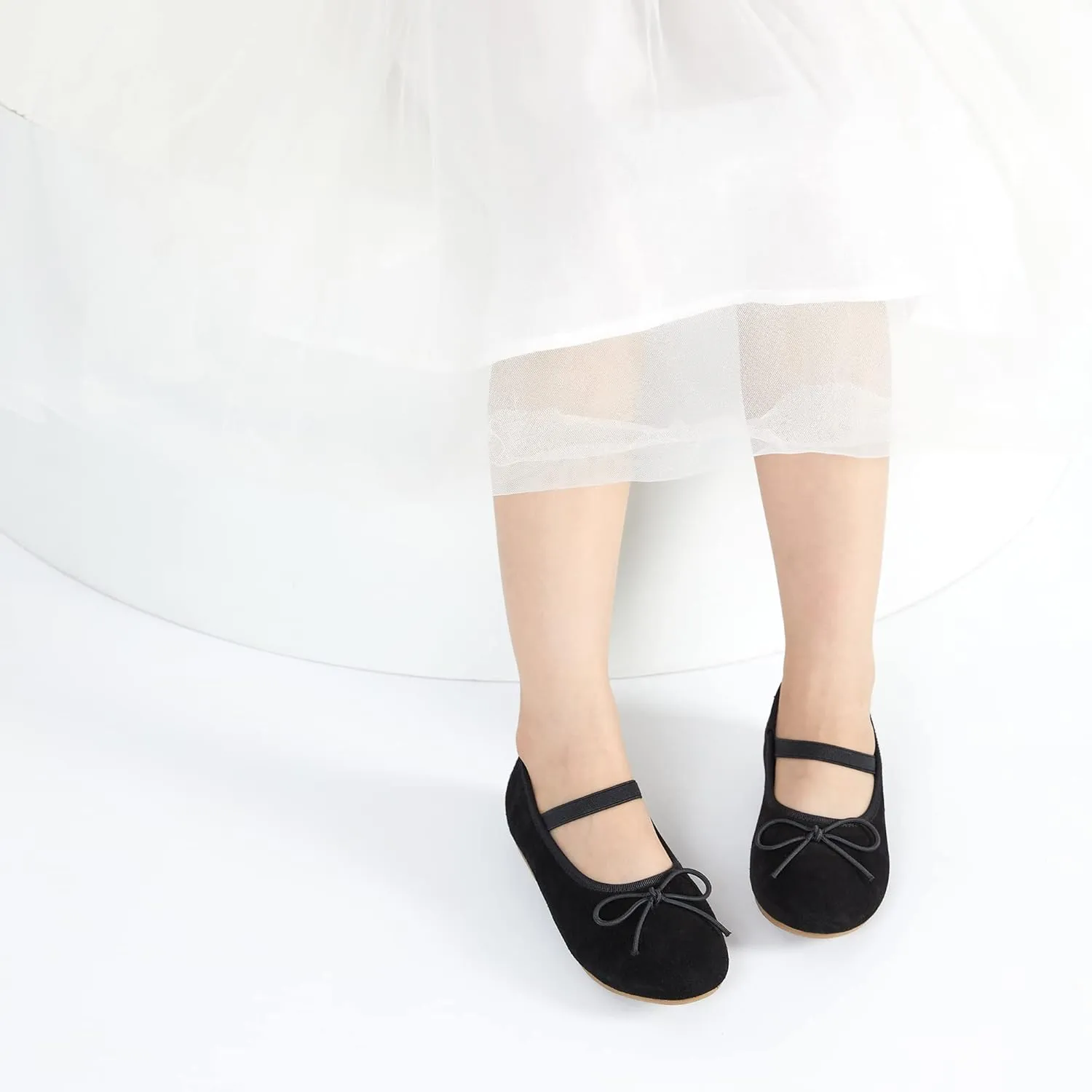 Kiderence Toddler Girls Dress Shoes Little Kids Mary Janes Ballet Flats Toddler