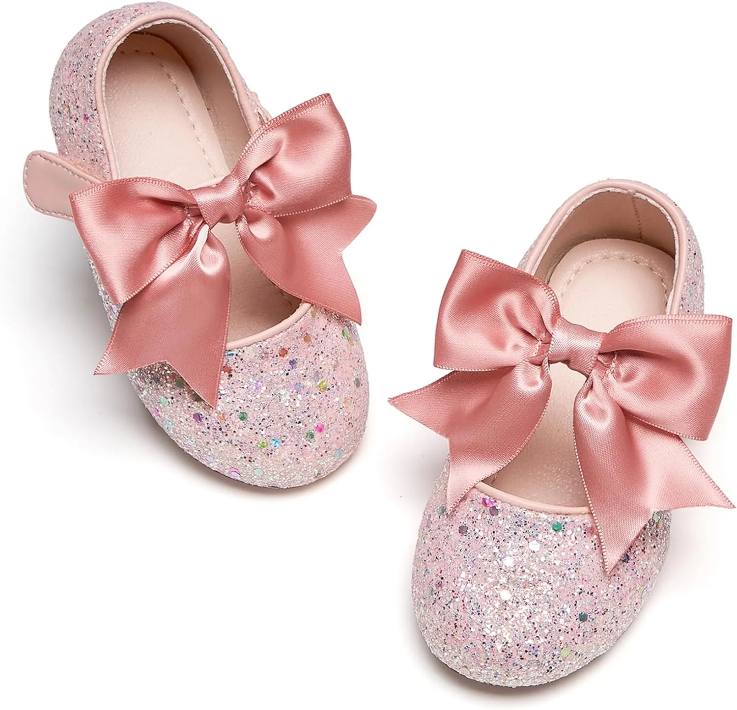 Kiderence Toddler Girls Dress Shoes Little Kids Mary Janes Ballet Flats Toddler