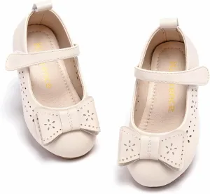 Kiderence Toddler Girls Dress Shoes Little Kids Mary Janes Ballet Flats Toddler