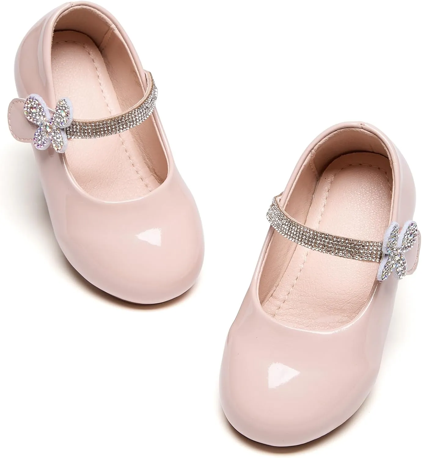Kiderence Toddler Girls Dress Shoes Little Kids Mary Janes Ballet Flats Toddler