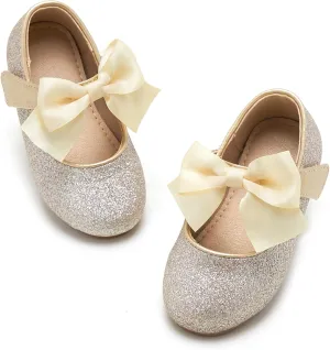 Kiderence Toddler Girls Dress Shoes Little Kids Mary Janes Ballet Flats Toddler