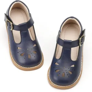 Kiderence Toddler Girls Mary Jane Dress Shoes Little Girls School Oxford Flats