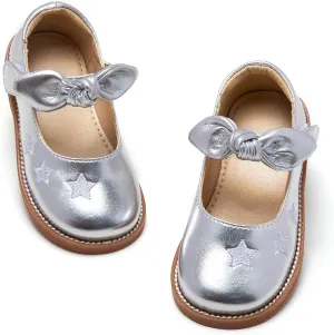 Kiderence Toddler Girls Mary Jane Dress Shoes Little Girls School Oxford Flats