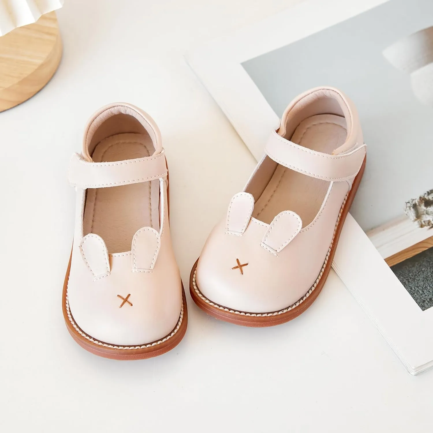 Kiderence Toddler Girls Mary Jane Dress Shoes Little Girls School Oxford Flats