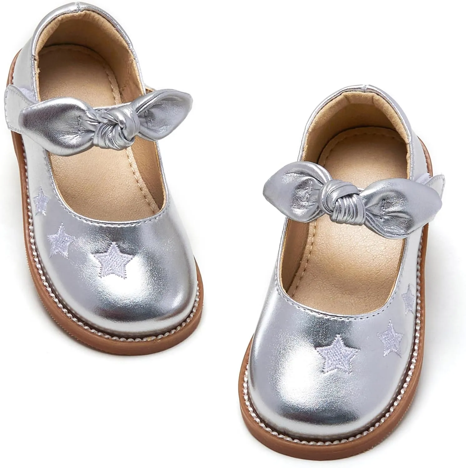 Kiderence Toddler Girls Mary Jane Dress Shoes Little Girls School Oxford Flats