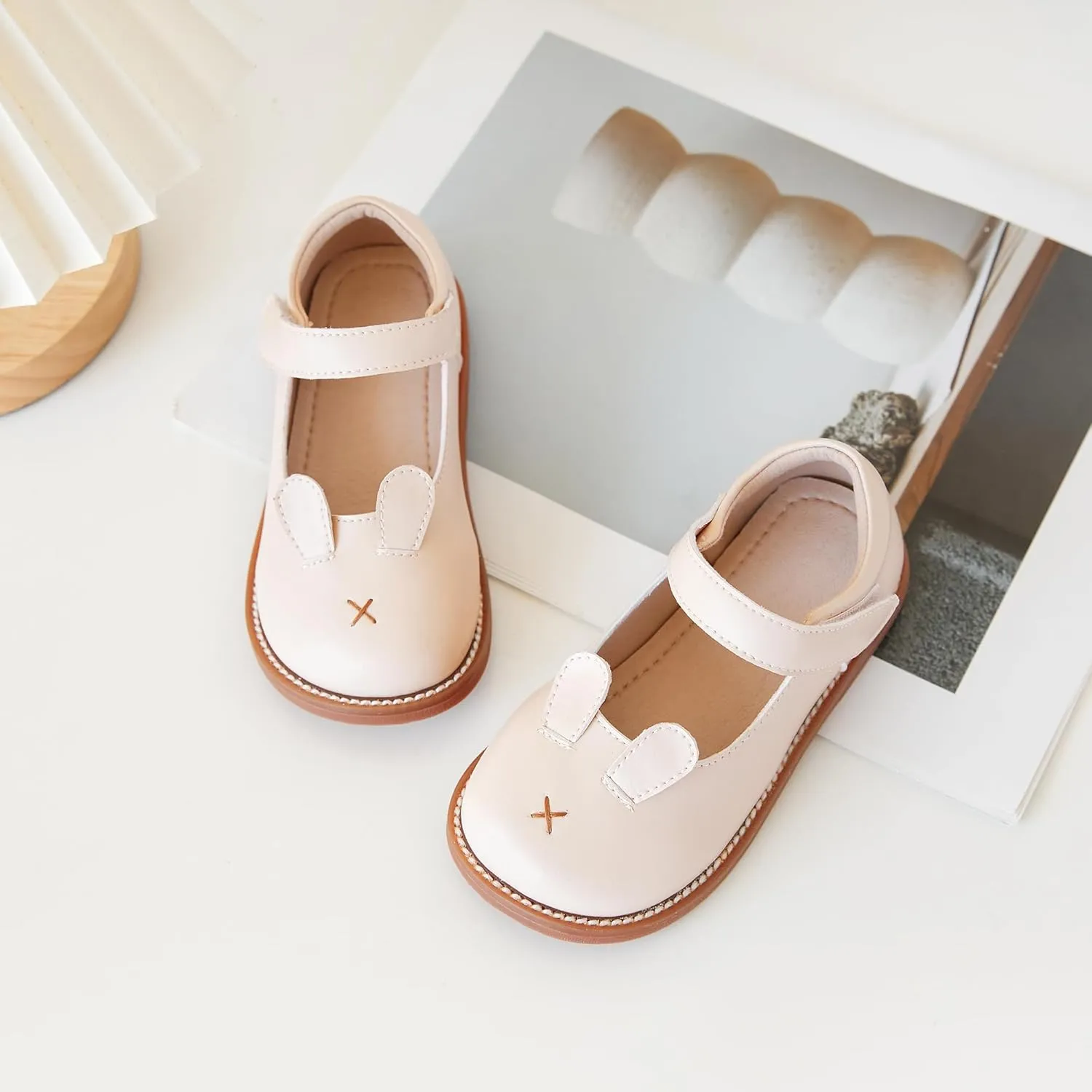 Kiderence Toddler Girls Mary Jane Dress Shoes Little Girls School Oxford Flats