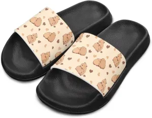 Kids Slide Sandals Footbed Sandal Comfort Toddler Slip On Summer Slippers for Beach Pool Little Big Kid