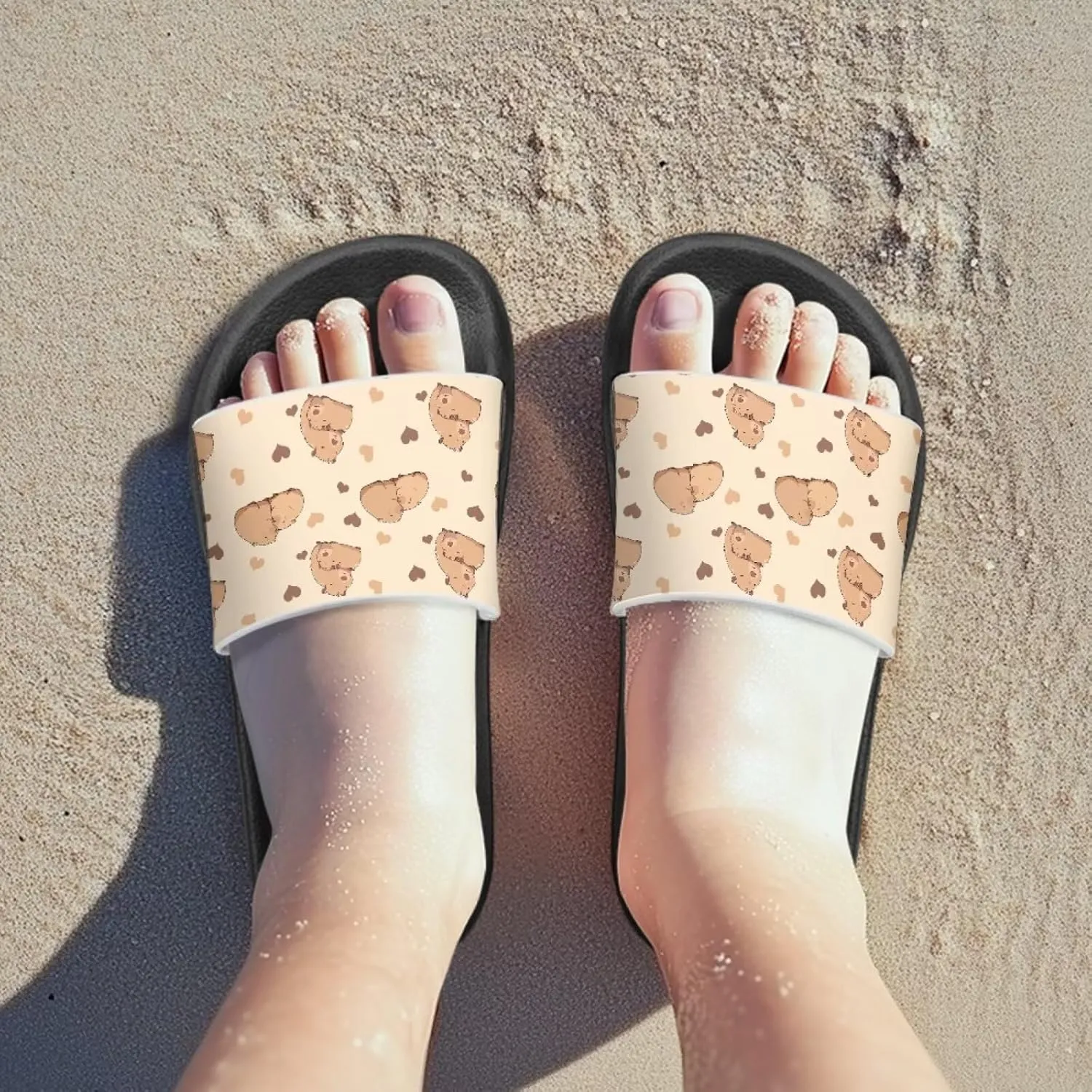 Kids Slide Sandals Footbed Sandal Comfort Toddler Slip On Summer Slippers for Beach Pool Little Big Kid