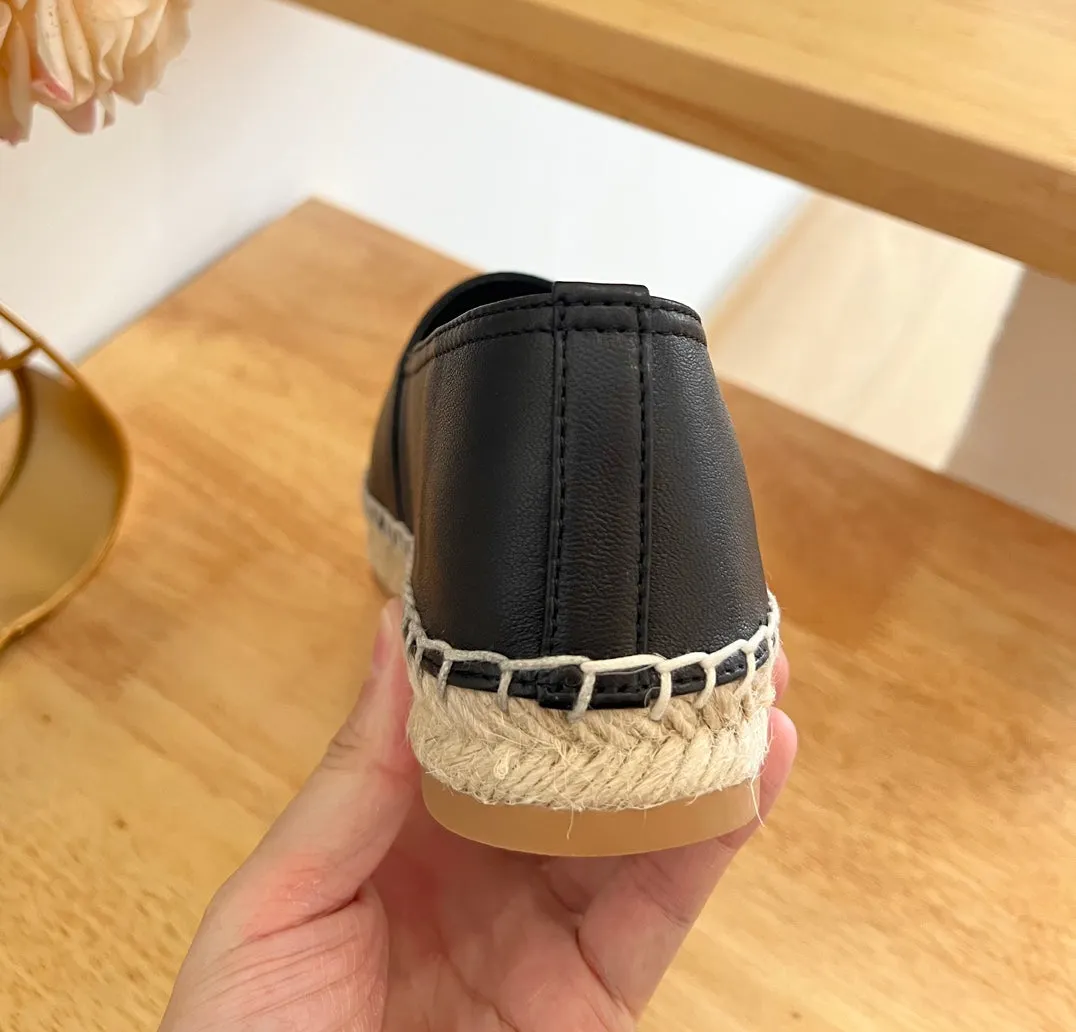 Laurent SL BLACK Prompt response CALFSKIN YVES SLIP ON Saint Diverse collection LOGO