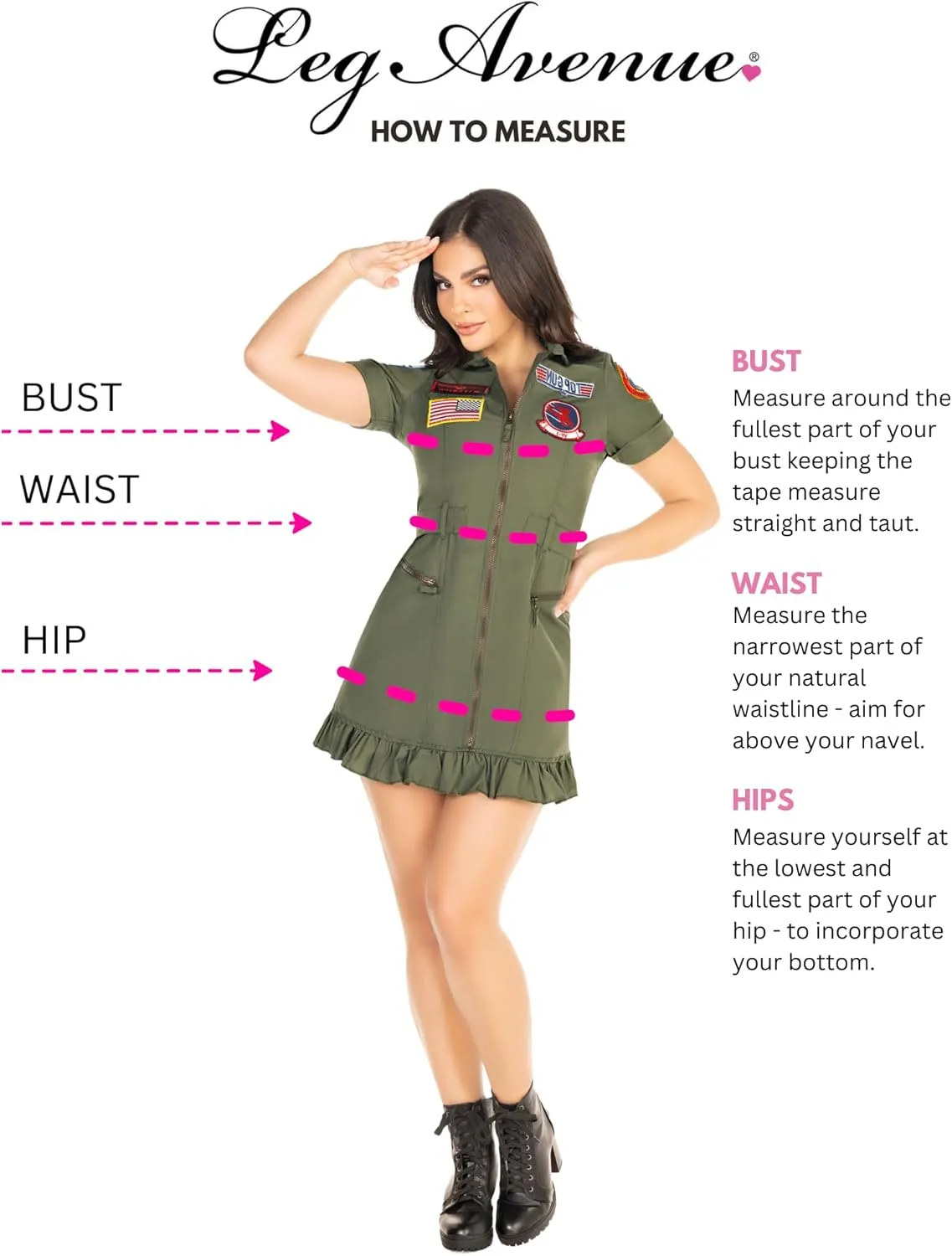 Leg Avenue womens Licensed Top Gun Flight Dress Costume