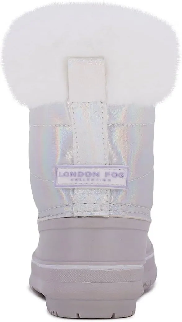 LONDON FOG Girls Bell Court Cold Weather Warm Lined Snow Boot
