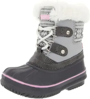 LONDON FOG Girls Toddler Tottenham Cold Weather Snow Boot
