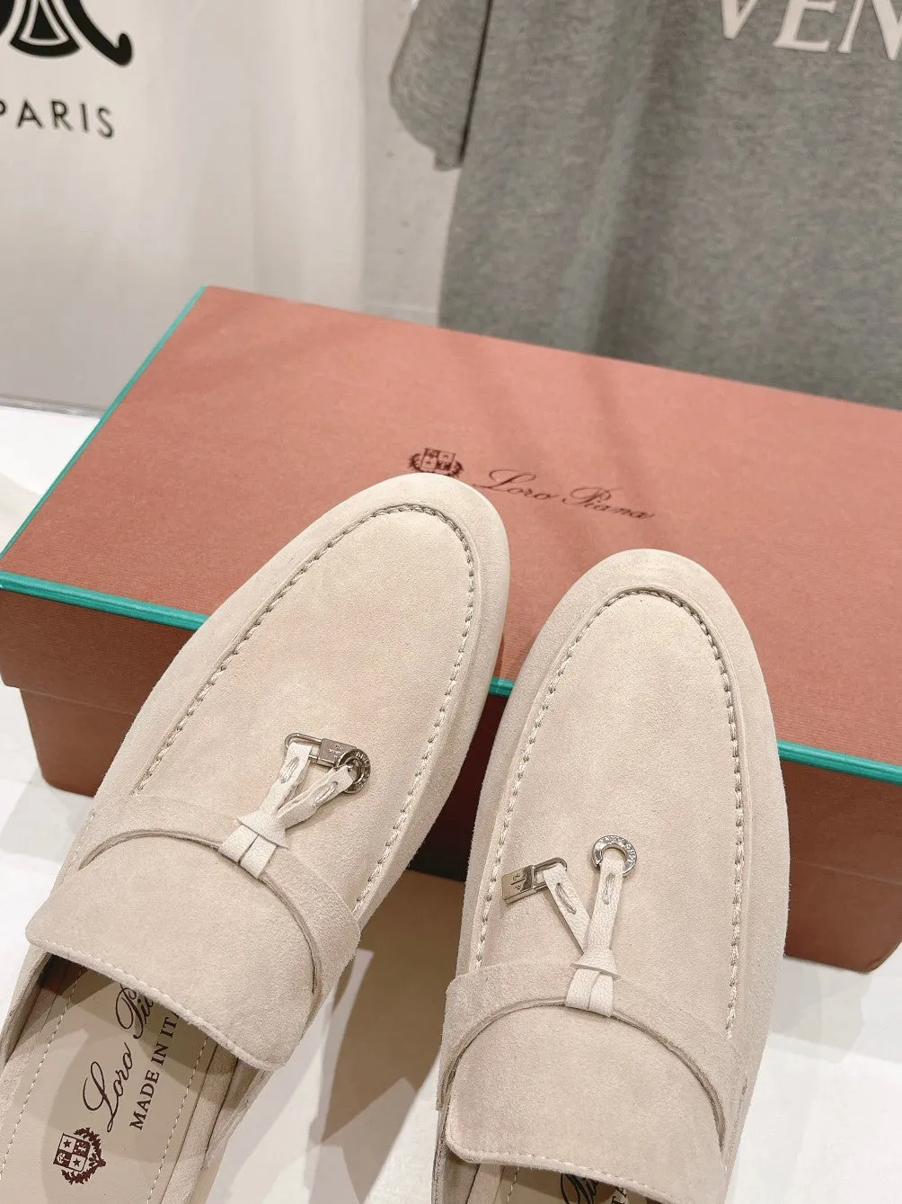 LP CHARMS WALK BABOUCHE LOAFERS BEIGE SUEDE