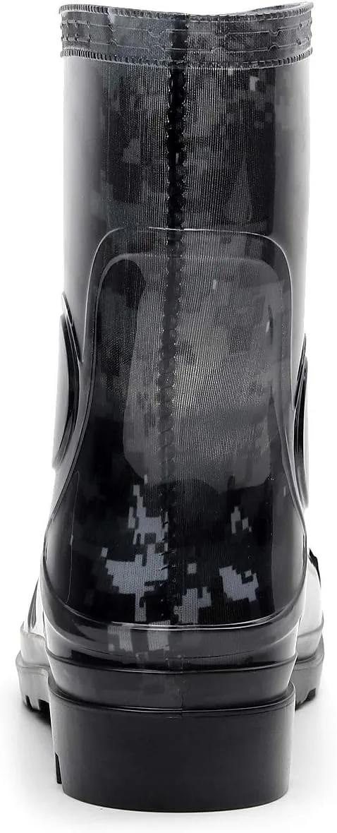 Man Knee High Rubber Rainboots Camo Waterproof Rubber Boots for Garden Man Rain Footwear Size