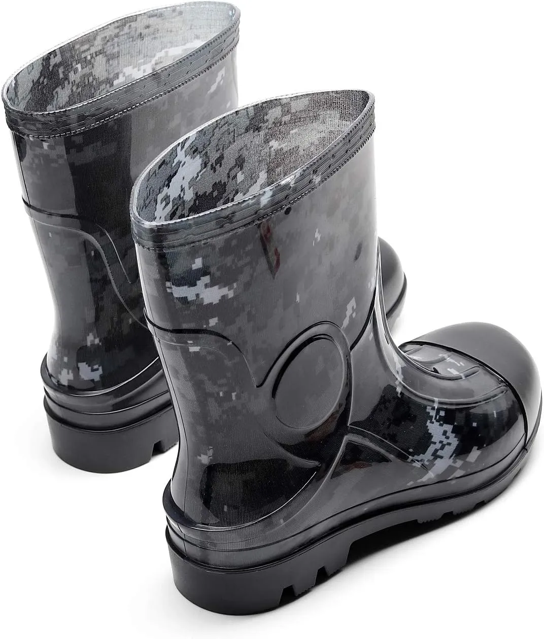 Man Knee High Rubber Rainboots Camo Waterproof Rubber Boots for Garden Man Rain Footwear Size