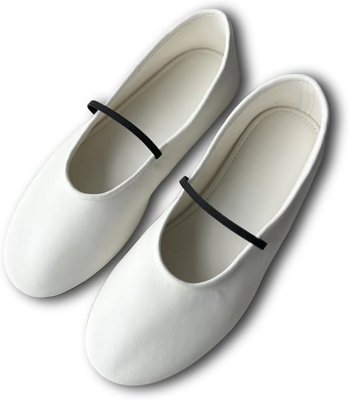Mary Jane Ballet Flats Women Round Toe Ballerina Slip On Flats Comfortable Soft Flat Shoes for Women