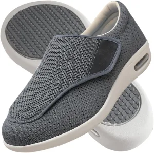 Men Diabetic Shoes Extra Wide Width Sandals Edema Footwear Adjustable Arthritis Edema Slippers for Edema Plantar Fasciitis Bunions Swollen Feet