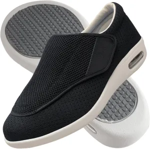 Men Diabetic Shoes Extra Wide Width Sandals Edema Footwear Adjustable Arthritis Edema Slippers for Edema Plantar Fasciitis Bunions Swollen Feet
