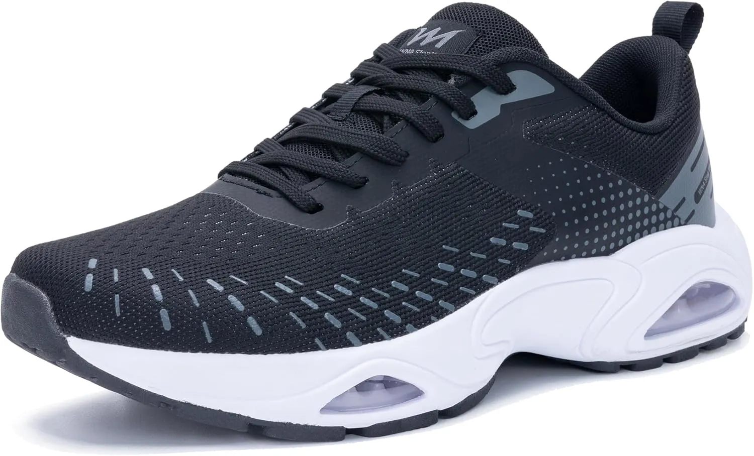 Men Running Shoes with Dual cushionings Breathable Lightweight Tennis Walking Sneakers Memory Foam Athletic Sport Shoes