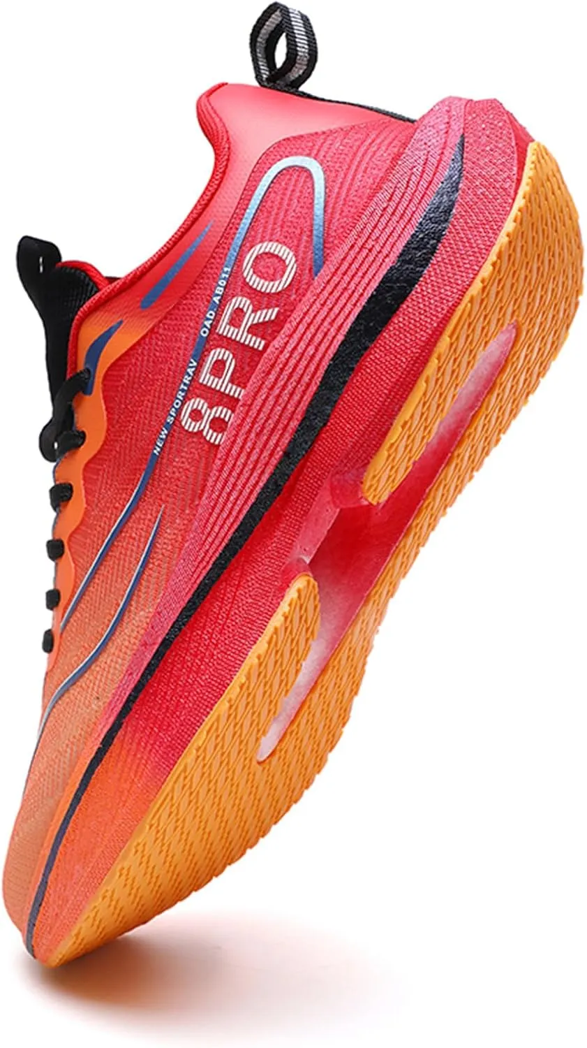 Men‘s Athletic Running Shoes Lightweight Non Slip Walking Shoes Trail Mesh Breathable Cushioning Sneakers Outdoor Jogging Shoes for Men