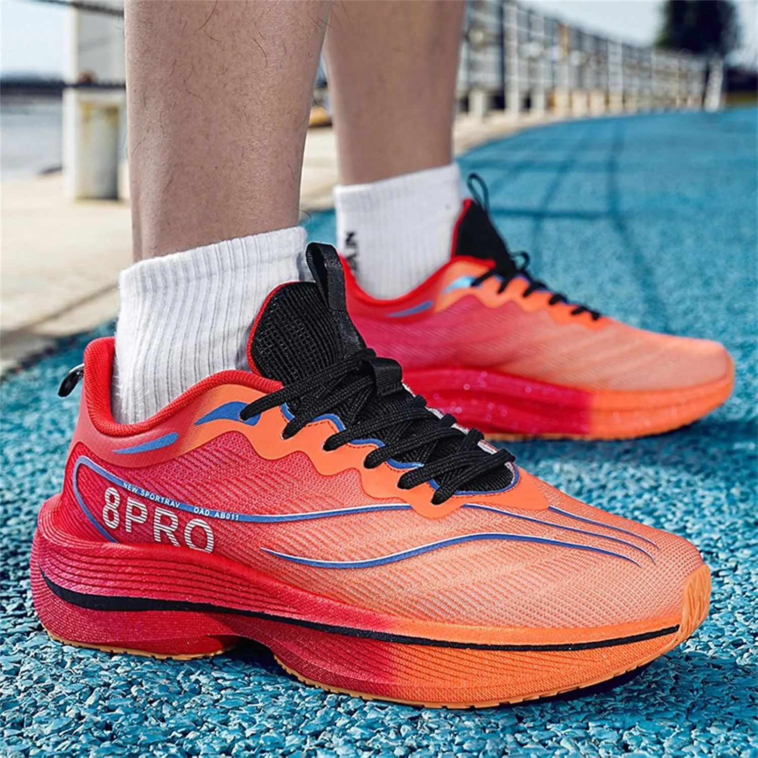 Men‘s Athletic Running Shoes Lightweight Non Slip Walking Shoes Trail Mesh Breathable Cushioning Sneakers Outdoor Jogging Shoes for Men