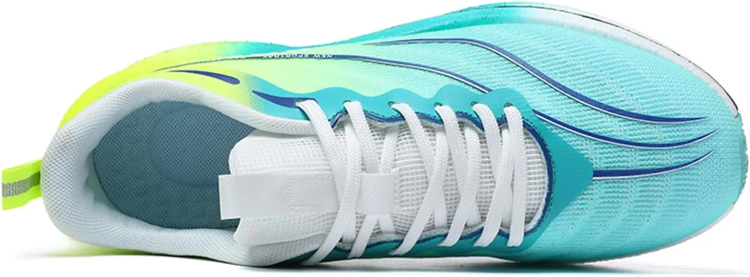 Men‘s Athletic Running Shoes Lightweight Non Slip Walking Shoes Trail Mesh Breathable Cushioning Sneakers Outdoor Jogging Shoes for Men