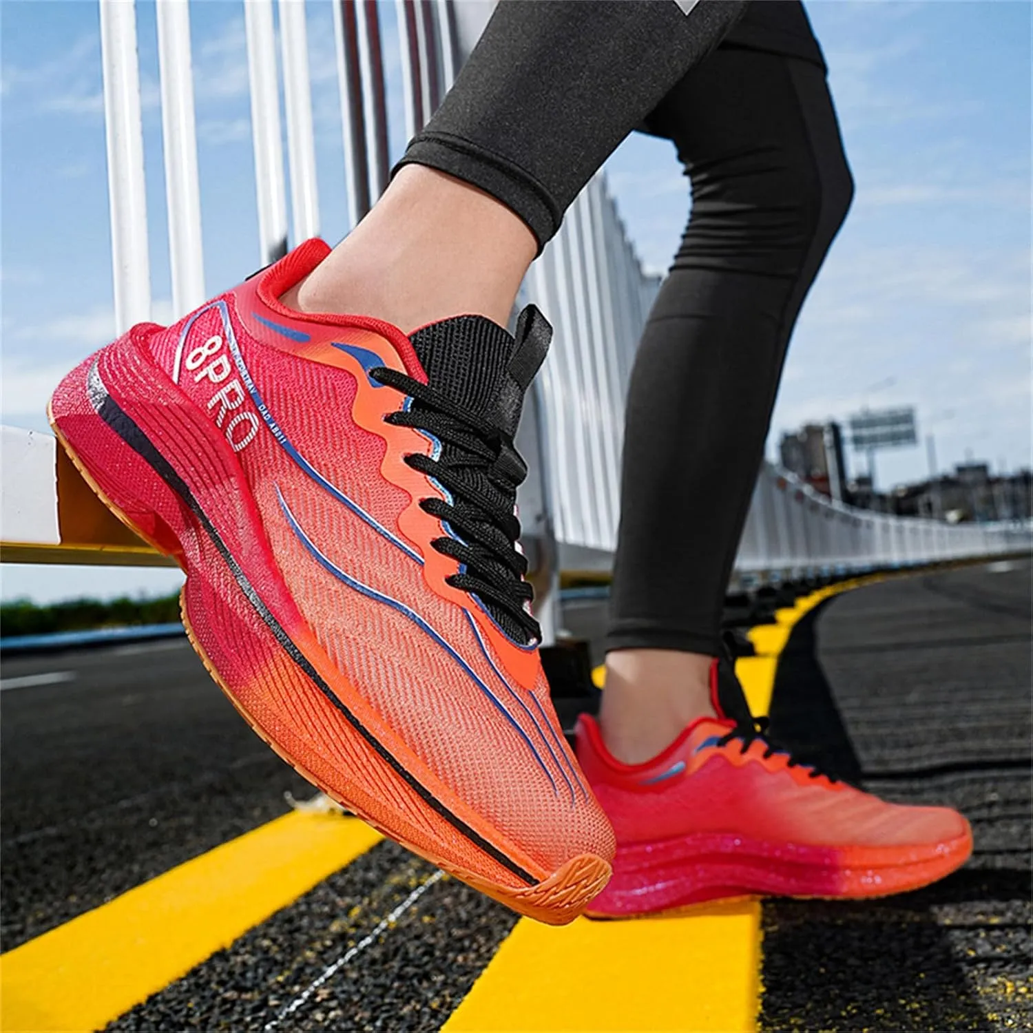 Men‘s Athletic Running Shoes Lightweight Non Slip Walking Shoes Trail Mesh Breathable Cushioning Sneakers Outdoor Jogging Shoes for Men