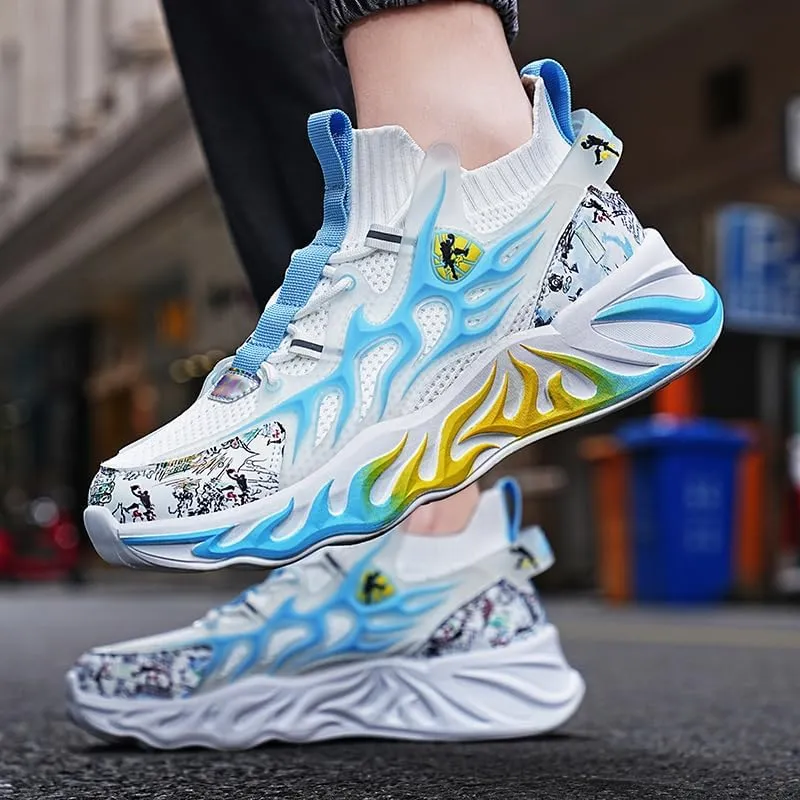 Men's Blade Sneakers for Men Shoes Mens Tennis Trail High Top Running Athletic Fashion Size Basketball