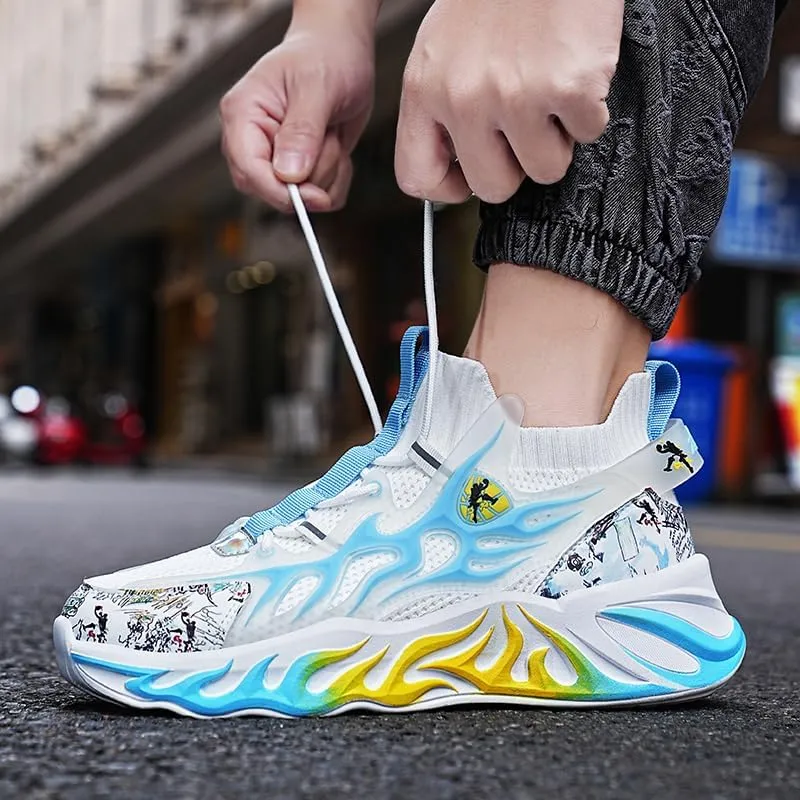 Men's Blade Sneakers for Men Shoes Mens Tennis Trail High Top Running Athletic Fashion Size Basketball