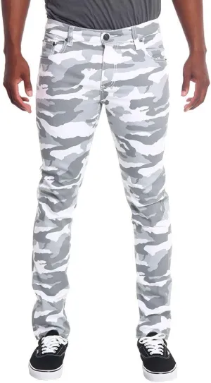 Mens Camouflage Skinny Fit Jeans